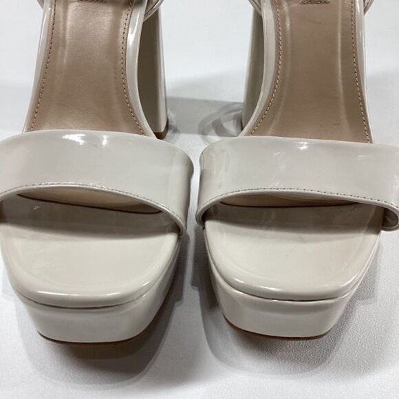 Steve‎ Madden lessa Patent leather open toe ankle strap Block heel sandal - Picture 11 of 16